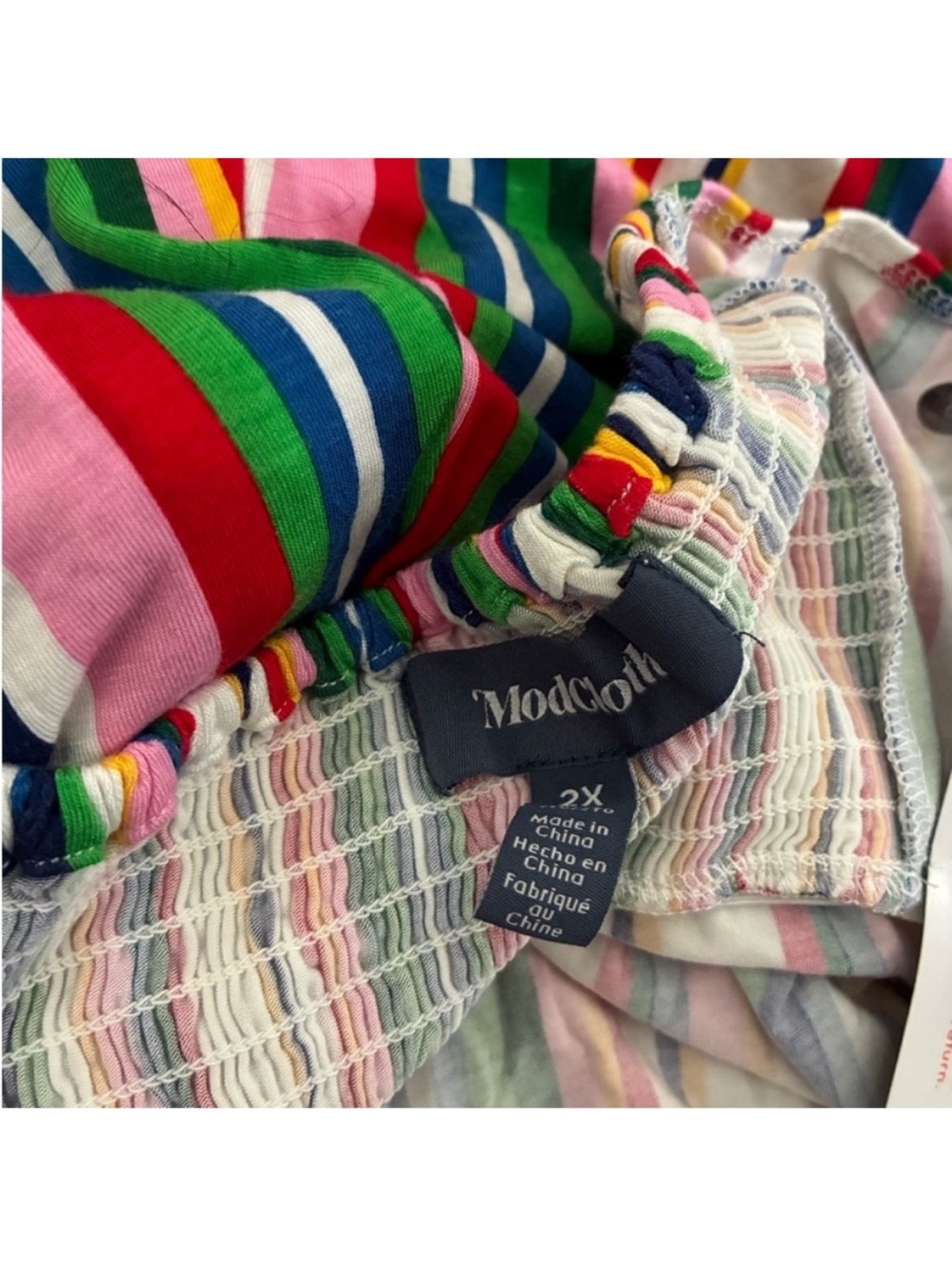 ModCloth rainbow romper - Picture 6 of 7